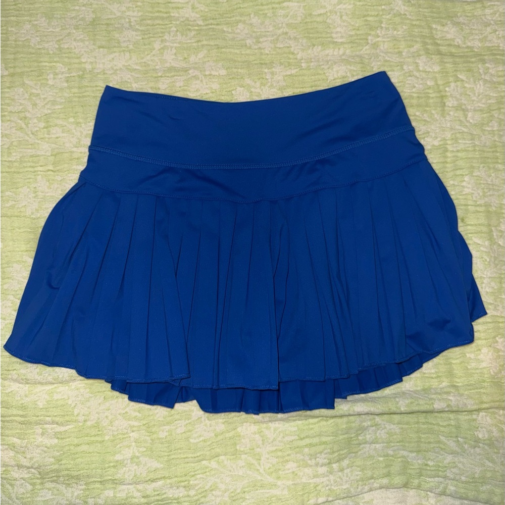 Blue PLEATED TENNIS SKIRT